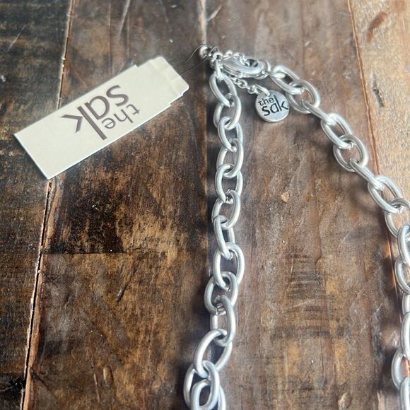 The SAK necklace silver and black - Picture 2 of 4